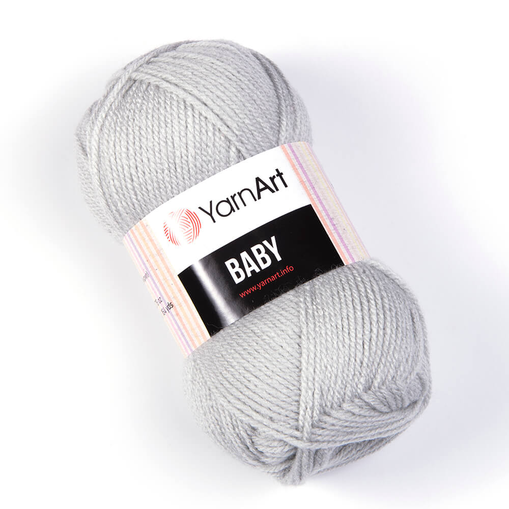 картинка Baby 100%  акрил 50 гр., №855 серый от магазина Mokos
