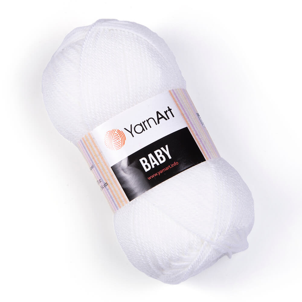 картинка Baby 100%  акрил 50 гр., №501 белый от магазина Mokos