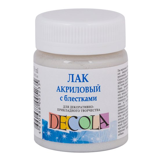 картинка Лак акриловый с блестками ''Декола'' 50 мл от магазина Mokos