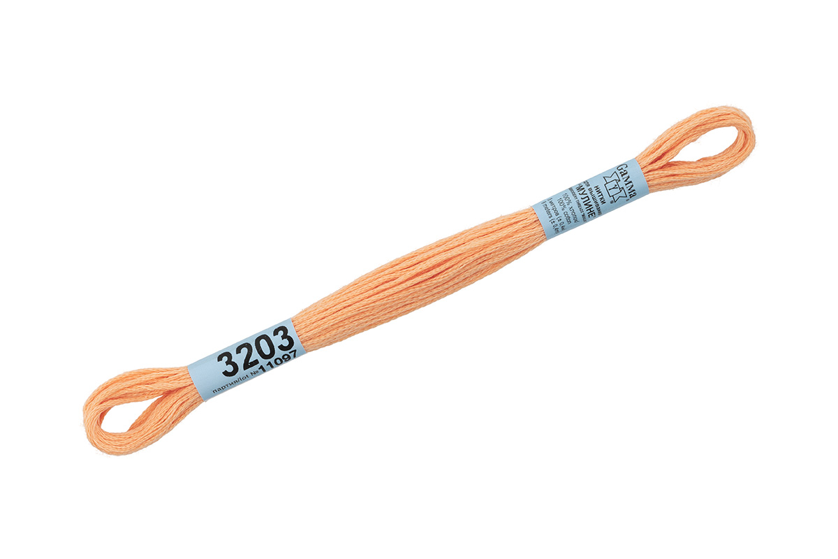 картинка 3203, мулине Гамма хлопок от магазина Mokos