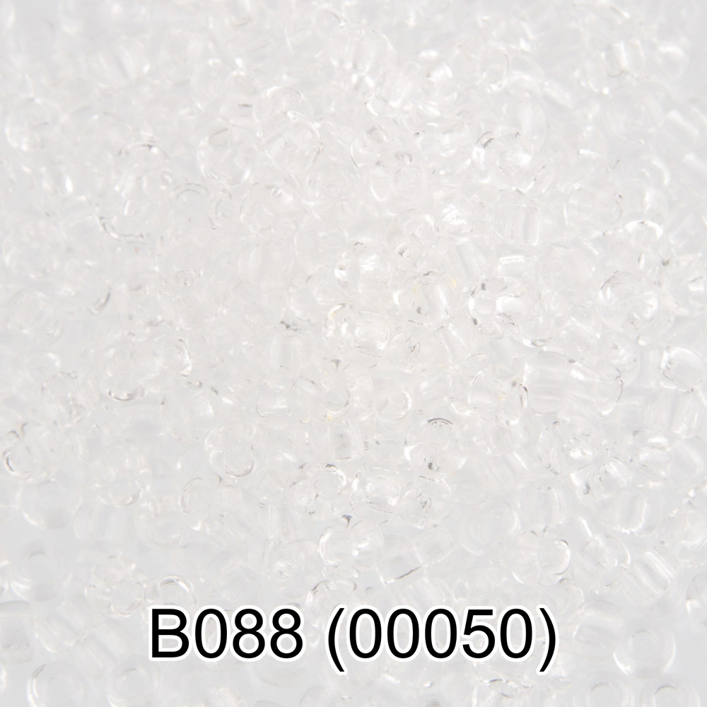 картинка Бисер Чехия круглый 10/0 5 г B088 прозрачный от магазина Mokos